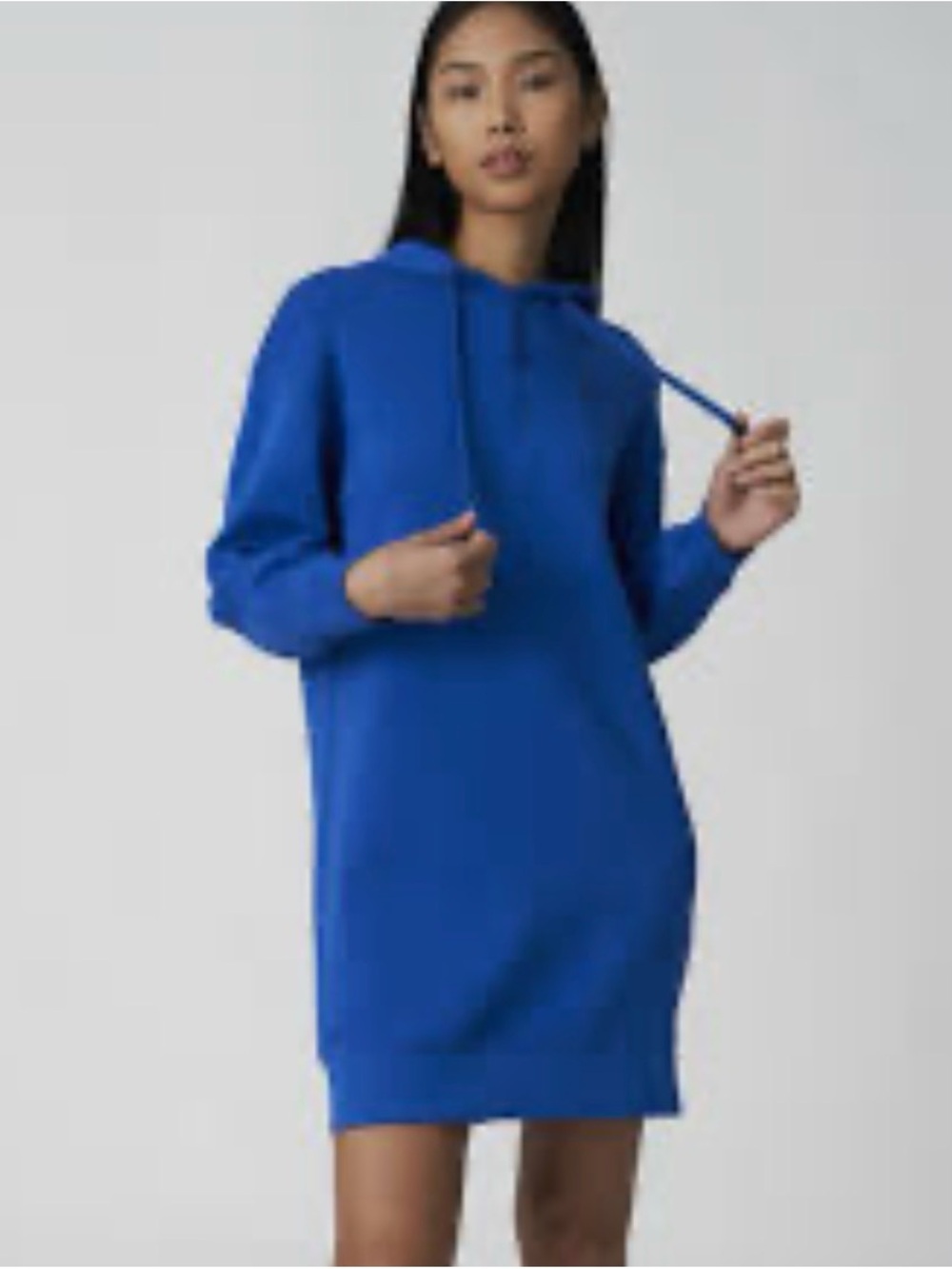 Lacoste Royal Blue Hoodie Dress NWOT Org $165